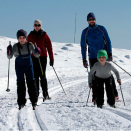 The Crown Prince Family skiing at Beitostølen (Photo: Lise Åserud, NTB Scanpix)